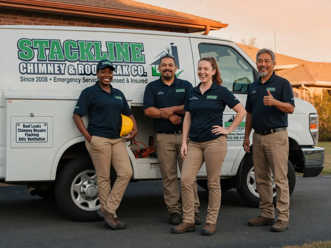 Chimney flashing repair company in Mount Olive, NC